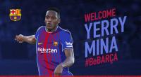 Barcelona signs Yerry Mina from Palmeiras