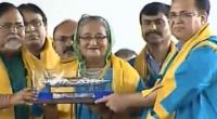 Hasina receives D Lit from Kazi Nazrul University