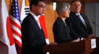 US, South Korea, Japan vow to work on North Korean denuclearisation