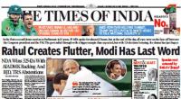 Rahul Gandhi gains confidence, PM Modi gets a hug