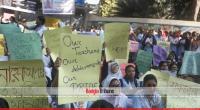 Viqarunnisa students’ demo continue demanding teacher’s release