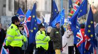 Angry protests bring Britain's Brexit divide to parliament's doors