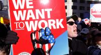 'We want our pay!' US workers shout at White House