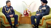 Indian Air chief calls on BAF chief