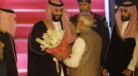 Modi breaks protocol to greet Saudi crown prince