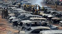 Fire at India airshow destroys hundreds of cars