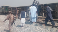 Four killed in train blast in Pakistan