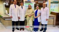 Hasina undergoes eye check-up in Dhaka