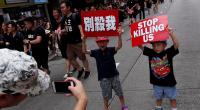 Thousands rally to demand Hong Kong leader steps down