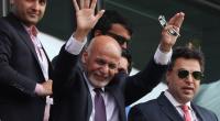 Afghan president drops in to cheer on side versus England