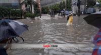 Heavy rainfall inundates port city