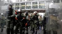 Hong Kong police again fire tear gas as protesters regroup