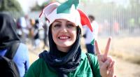 In pictures: Iranian women watch football match at stadium for first time in 40 years