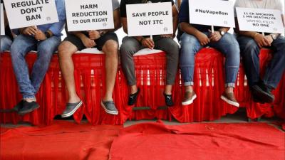 No vaping ban U-turn, says India, as protests fizzle