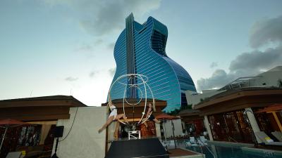 World's first guitar-shaped hotel opened with a smash