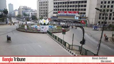 Dhaka devoid of its usual hubbub