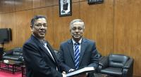 Anisul hands over latest Bangladesh Code to Chief Justice