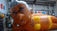 London Mayor Sadiq Khan targeted with giant balloon protest