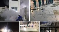 Swarms of locusts descend on Mecca Grand Mosque