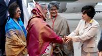 PM Hasina reaches Tokyo