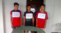 Three UPDF members arrested in Rangamati