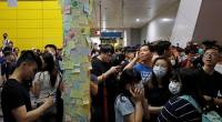 Hong Kong protesters take aim at Chinese traders