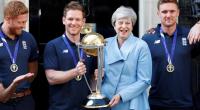 PM May hosts victorious England cricket team