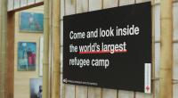Corner of Rohingya refugee camp recreated in UK mall