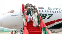 Hasina inaugurates Biman’s third Dreamliner ‘Gaangchil’