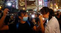 Hong Kong protesters target airport week after arrivals hall mayhem
