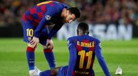 Barca's Dembele ruled out for six months after operation