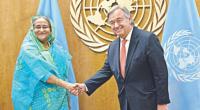Guterres lauds Hasina's leadership