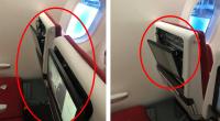 Seat monitors of week-old Biman Dreamliner already mangled!