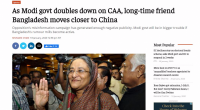 'CAA may compel Dhaka towards Beijing'