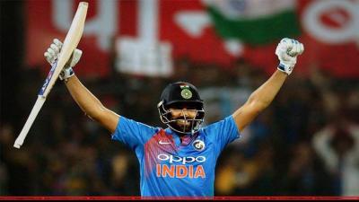 Rohit Sharma equals record for fastest T20 hundred