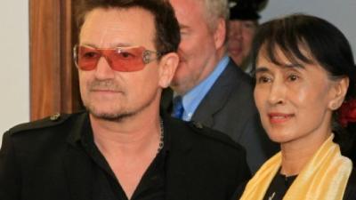 Suu Kyi should quit: Bono