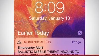 Ballistic missile warning sent in mistake by Hawaii authorities
