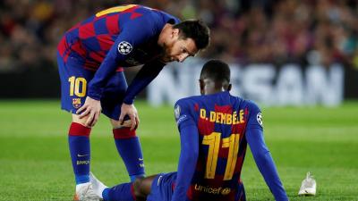 Barca's Dembele ruled out for six months after operation