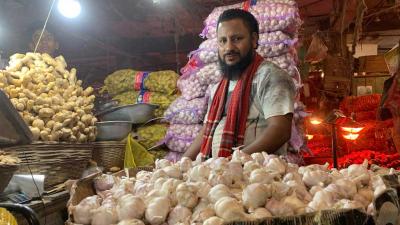Chinese garlic, ginger out of stock