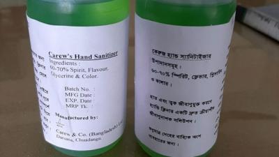 Carew & Co starts producing hand sanitiser